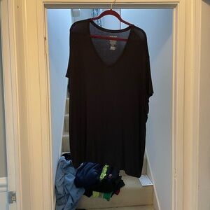 Black V-Neck T-Shirt